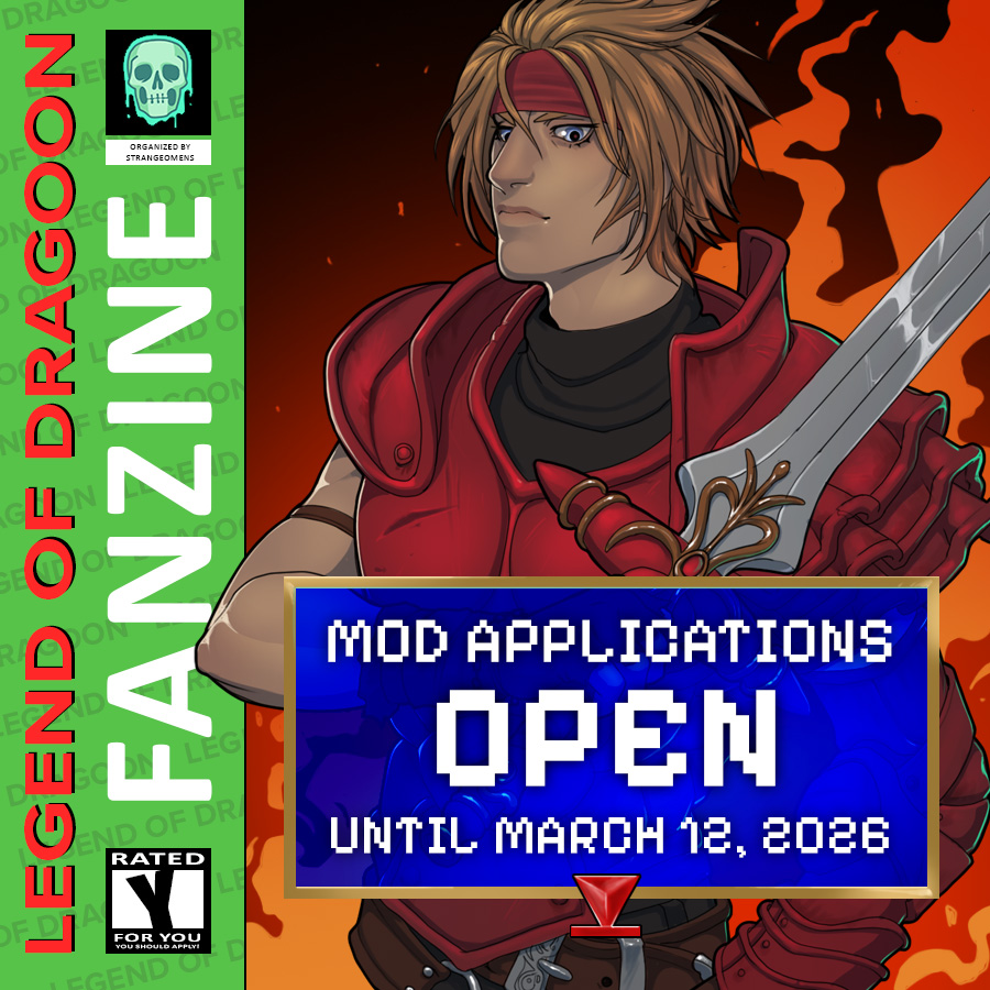 lodfanzine's tweet photo. 🔥 We're looking for mods! 🔥

There are a variety of positions available, check out the form and stay tuned for the interest check!

⚔️ Mod App: https://t.co/uVITz9zs2b
📆 Mod Apps: Feb. 12-Mar. 12

#LegendofDragoon #zineapps #fanzine https://t.co/m6u6cBE4ce