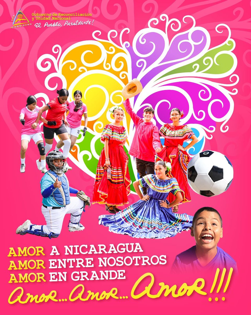 📍Nicaragua | Amar a Nicaragua es compartir alegrías, honrar nuestras raíces y avanzar con fe en el futuro. Es cuidarnos unos a otros con respeto, apoyo y fraternidad. Amar en grande es sentir orgullo de nuestra identidad nicaragüense.

#2026SiempreMásAllá #MásYMásVictorias