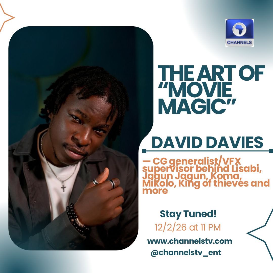 HidrawFX's tweet photo. I got interviewed by @channelstv

It was a thoughtful conversation on visual storytelling and building worlds through CGI.

It was really an interesting session. 😌 https://t.co/M0RzZTFrJJ