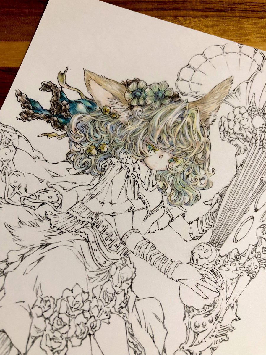 ラインナップ！ラスト1枚制作中 原画最高の仕上がりなんで是非見に来て