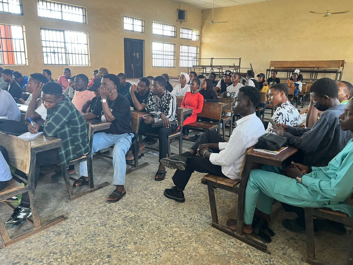 NapmasFuta's tweet photo. The IT/SIWES Orientation organized by the NAPMAS, FUTA was a resounding success.
It was an impactful session filled with insights,and valuable knowledge to prepare our members for the journey ahead.
We appreciate all executives, speakers, who made this program possible. https://t.co/E5FCUQGq76
