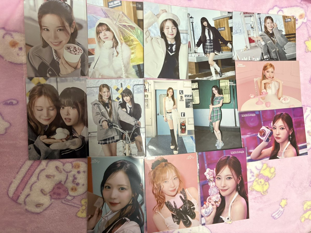 NiziUラントレ交換 譲)画像1枚目〜6枚目 求)未所持のマユカ>ミイヒ