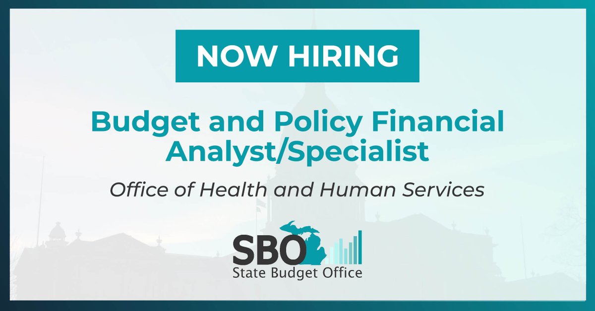 State Budget Office of Michigan tweet media