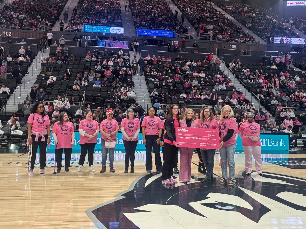 uconnhealth's tweet image. UConn’s growing partnership with the @KayYowFund reflects a broad, coordinated approach to fighting cancer, one that brings together education, access to care, and community support for women affected by the disease.

today.uconn.edu/2026/02/uconns…