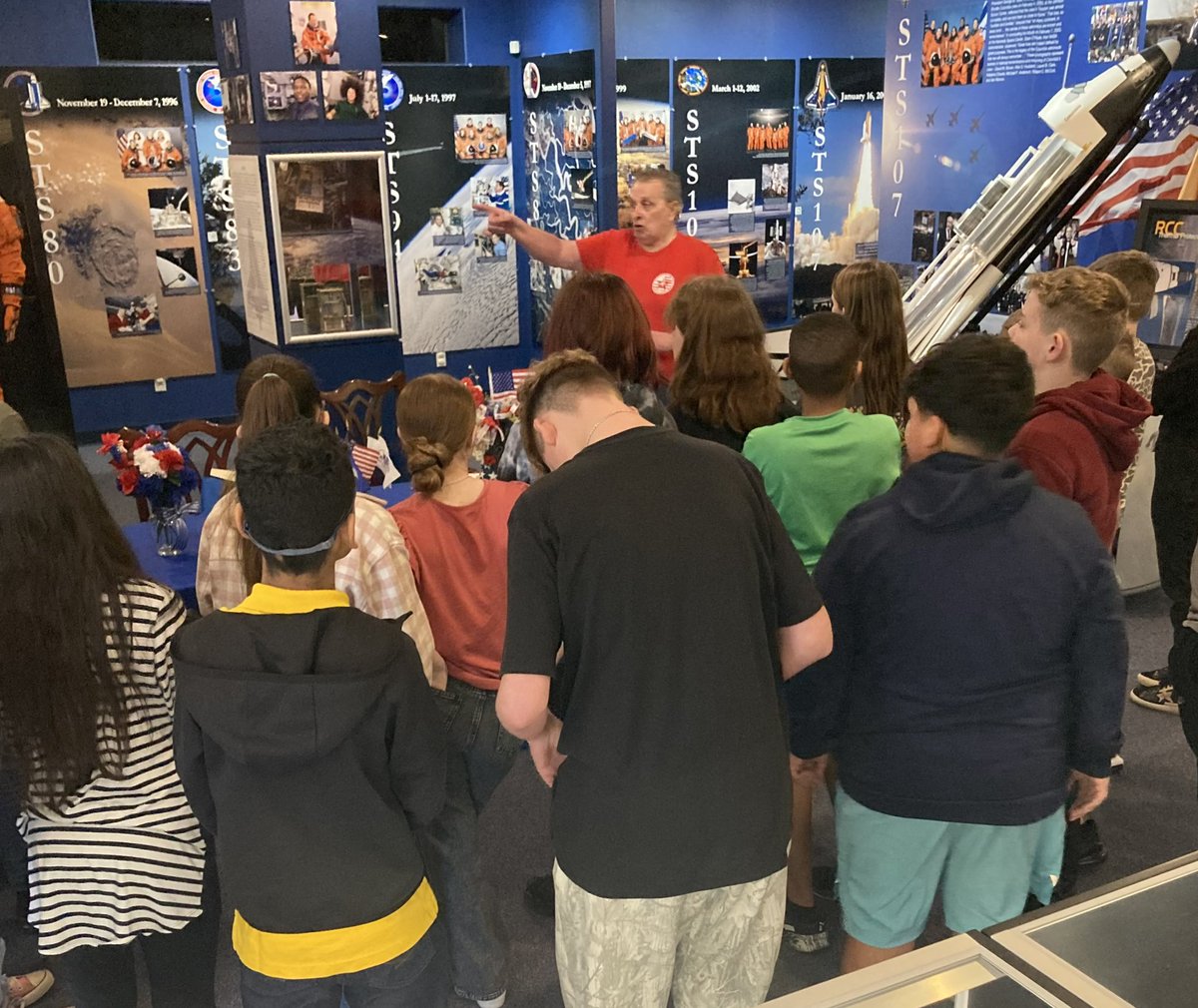 ColumbiaMuseum's tweet photo. A day of exploration and imagination at the ‘Remembering Columbia’ Museum in Hemphill! Today, we welcomed a bus load of sixth grade students from Shelbyville ISD! https://t.co/I6nskNgZX3