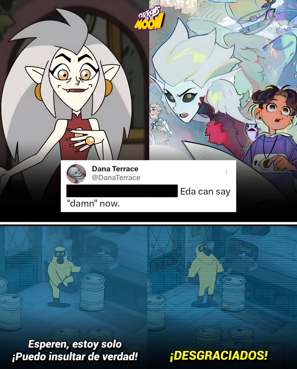 Dana Terrace reveló que Eda al fin podrá insultar en el cómic secuela de The Owl House