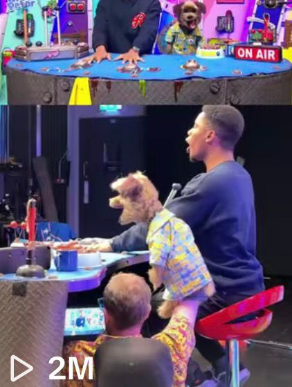GuyLambertUK's tweet photo. Comedy from Hacker T Dog *and* top quality behind the scenes stuff!

Here’s @Phil_Gluvets video of us making a #CBBC sketch I wrote/produced/directed.

The numbers are wild!

TikTok - https://t.co/zhAhxGASSi - 2 million!

Instagram - https://t.co/VA6PFzW3O2 - 1.4 million! https://t.co/SO5LLP5iPY