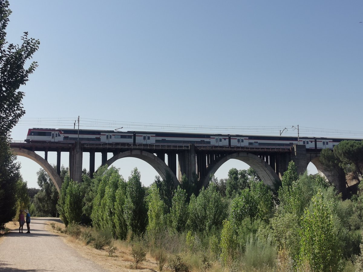 KatySnchez's tweet image. Puente de hormigón y hierro por el que transcurre el viaducto de El Pardo sobre el río Manzanares #puente #viaferrea #tren #hacerfotos  #ElPardo