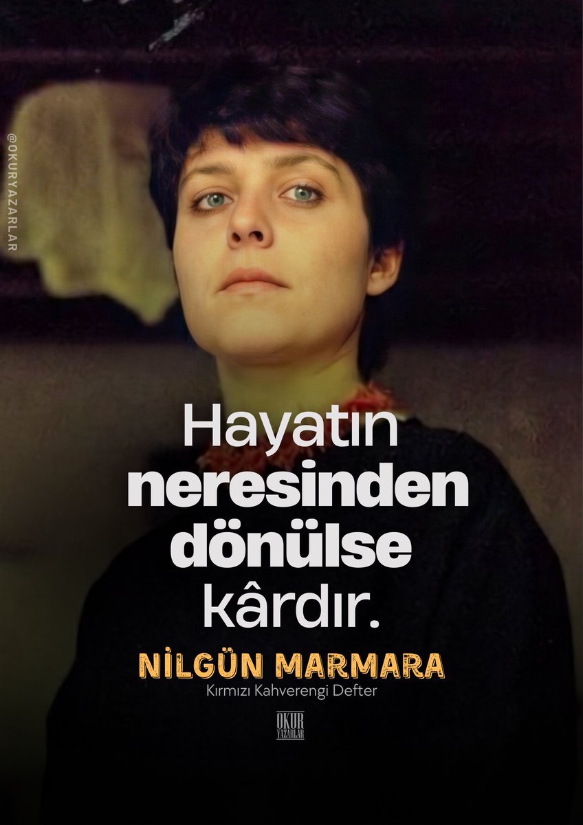 okuryazarkafe's tweet photo. Nilgün Marmara https://t.co/54eaWYqVf0
