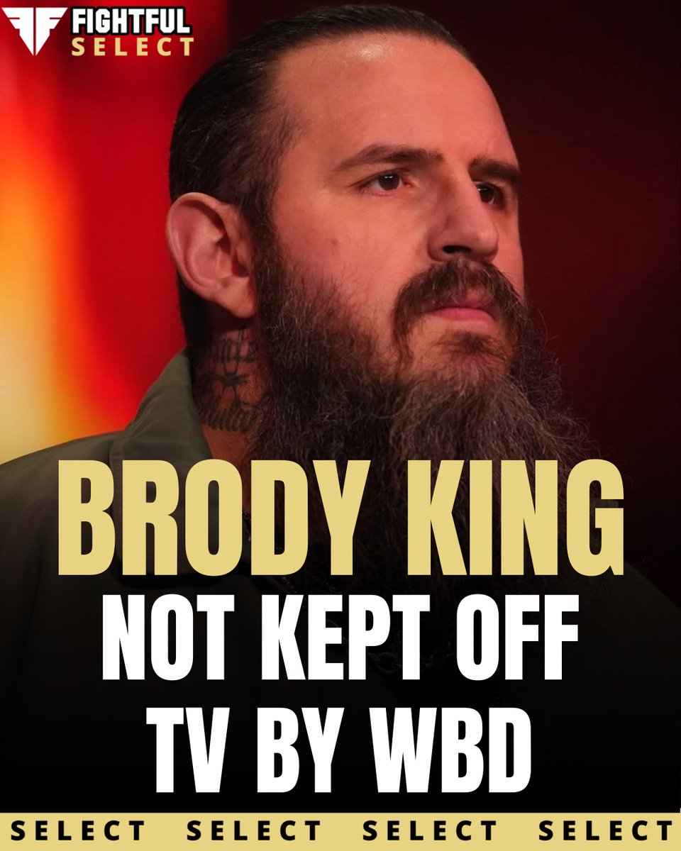 Sean Ross Sapp of Fightful.com tweet media