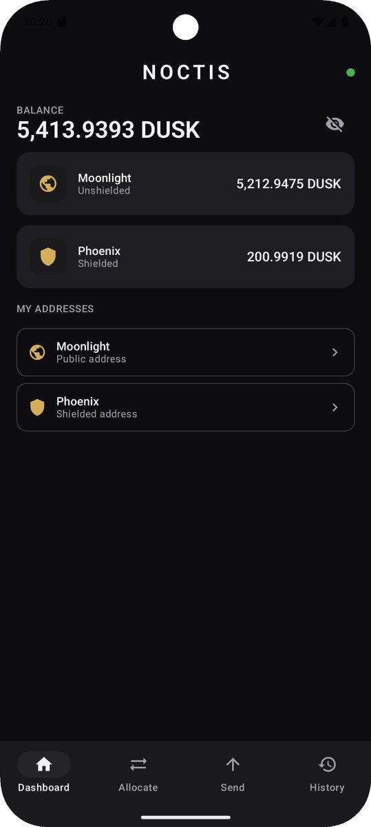Noctis Wallet tweet media