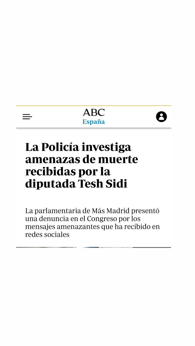teshsidi's tweet image. He denunciado ante la Policía Nacional a más de 2.000 usuarios identificados como personas cuyos comentarios constituyen delito. Además, mantendré una reunión con Meta para exigir responsabilidades a la compañía por permitir amenazas de muerte sin absolutamente ningún control ni…