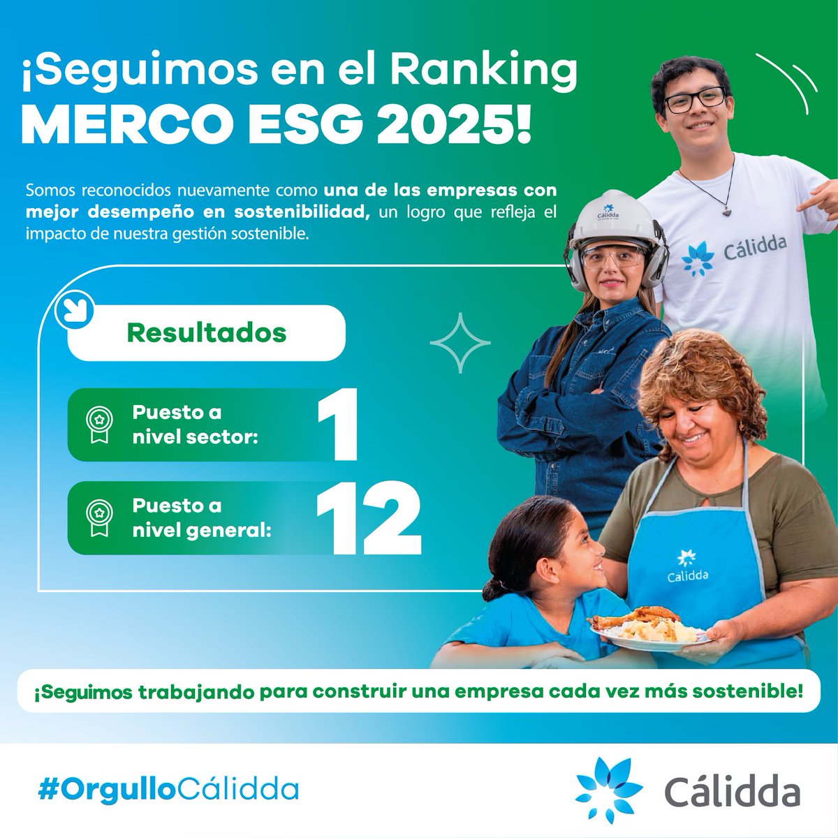 ¡Por octavo año consecutivo, lideramos el Merco Ranking ESG 2025 en nuestro sector! 🙌✨

Este año alcanzamos el puesto #1 en petróleo y gas y el puesto #12 en el ranking general de las 100 empresas con mejor desempeño ambiental, social y de gobernanza. 

Pero más que un
