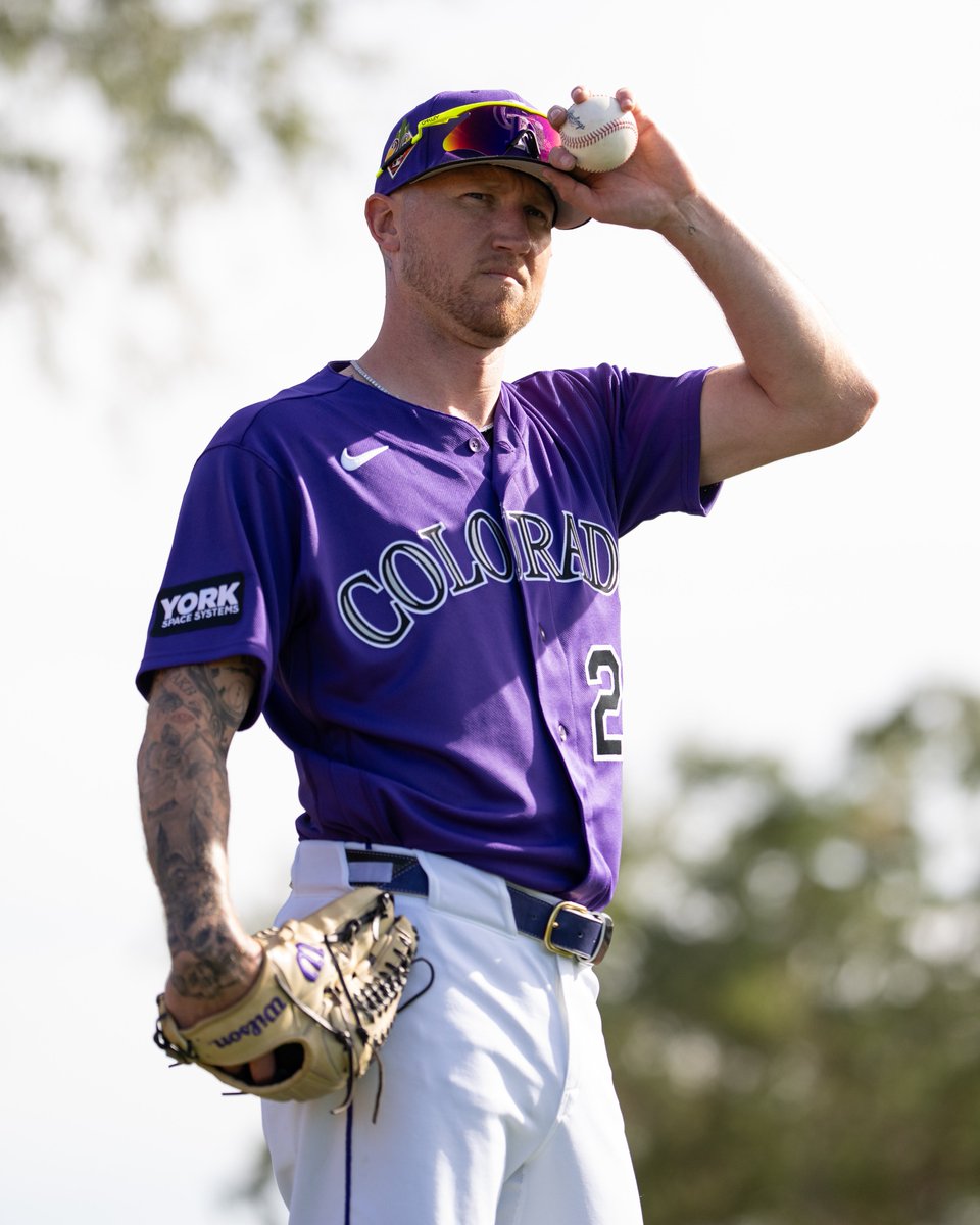 Rockies's tweet photo. Whole lot of pitching and catching going on 🥰 https://t.co/rDA7fU5IDs