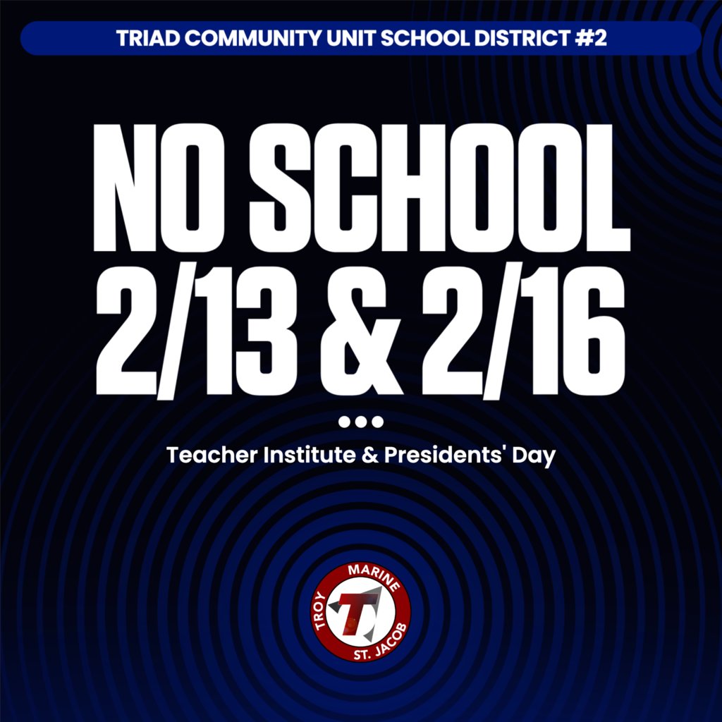 📅 Calendar Reminder 📅

No school, Friday, February 13th for a Teacher Institute and Monday, February 16 for Presidents' Day.  We will see everyone back on Tuesday, February 17th.

#Growing2gether