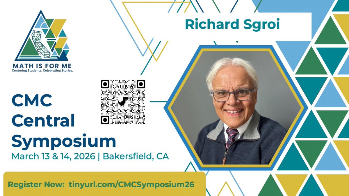duanehabecker's tweet photo. 🚀 Learn. Connect. Grow.
Richard Sgroi is part of our outstanding #CMCConference speaker lineup. Don’t miss the learning!
Info &amp; registration: https://t.co/seBIZqhtFP

@cmcmath.bsky.social @CAMathCouncil #iTeachMath https://t.co/BeDMz8pJfB