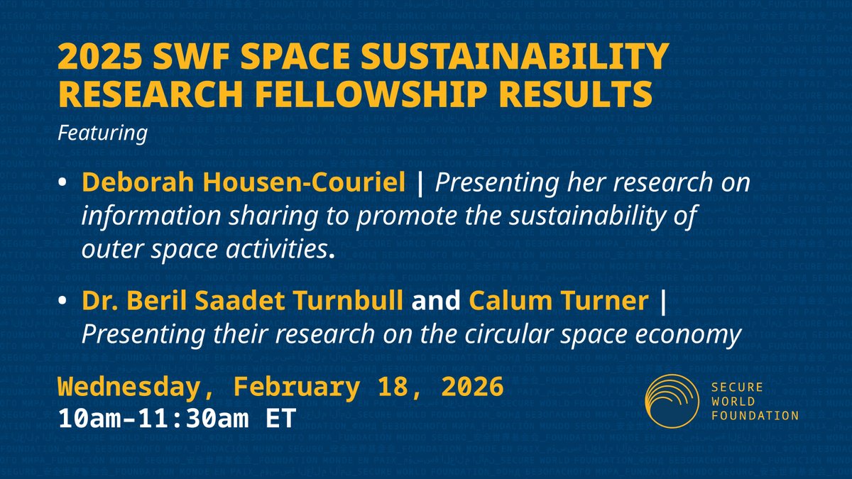 Secure World Foundation tweet media