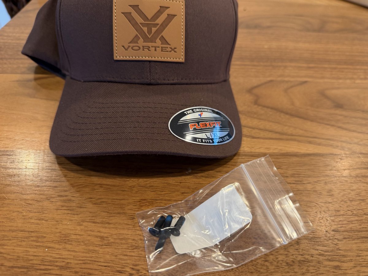 Very pleased with the customer service from <a href="/VortexOptics/">Vortex Optics</a>!

Tony got me the exact screws I needed (which are unobtainable anywhere else it seems) and threw in a free hat.