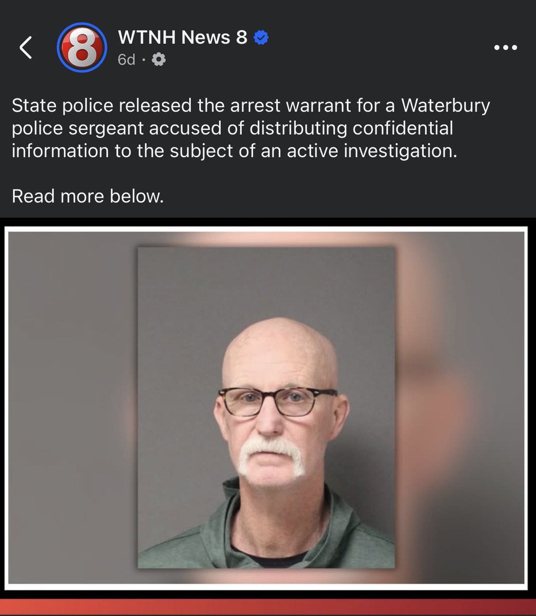 Here is one of <a href="/WaterburyPD/">Waterbury Police</a> finest. An “alleged” corrupt Sargent. This doesn’t surprise me and I SUSPECT there’s more of them on the PD. Everyone who knows about my case knows how Waterbury failed me and everyone thinks it’s bcuz they’re covering for someone. 

But I’m confident