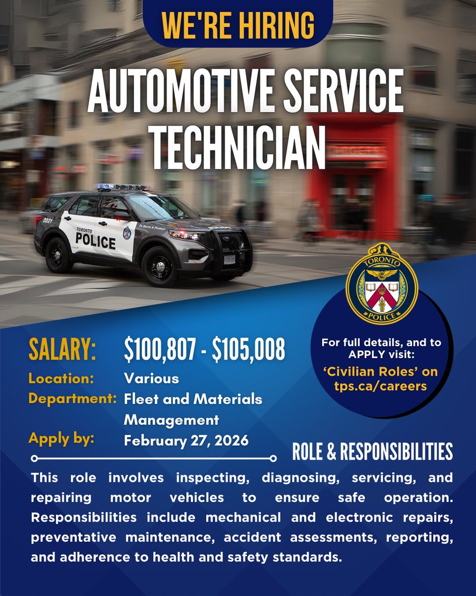 Toronto Police Talent Acquisition tweet media