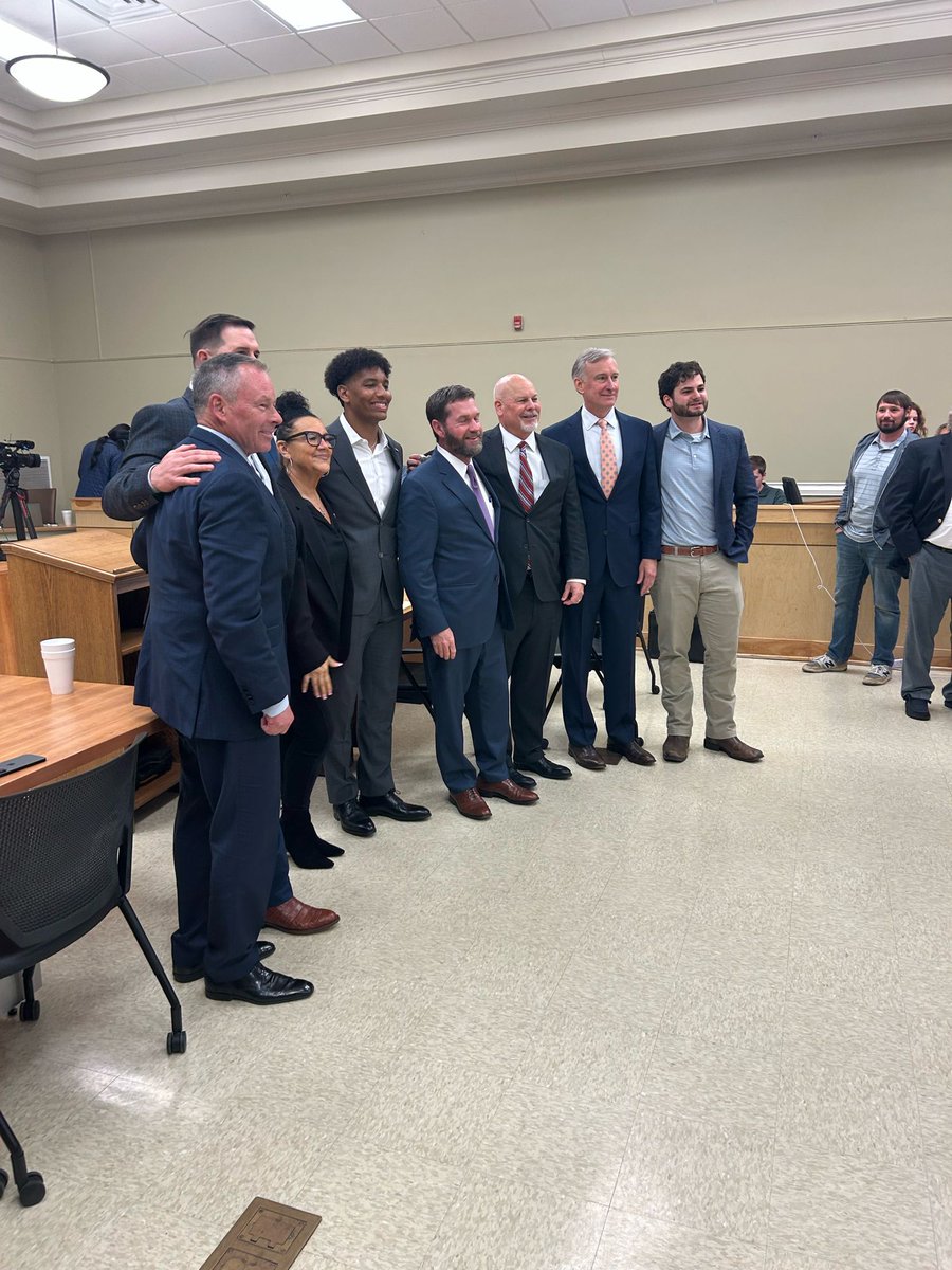 CalhCoJournal's tweet photo. NCAA attorneys have departed the Calhoun County Courthouse prior to Judge Bob Whitwell issuing his verdict. https://t.co/ec0UrCpsX0