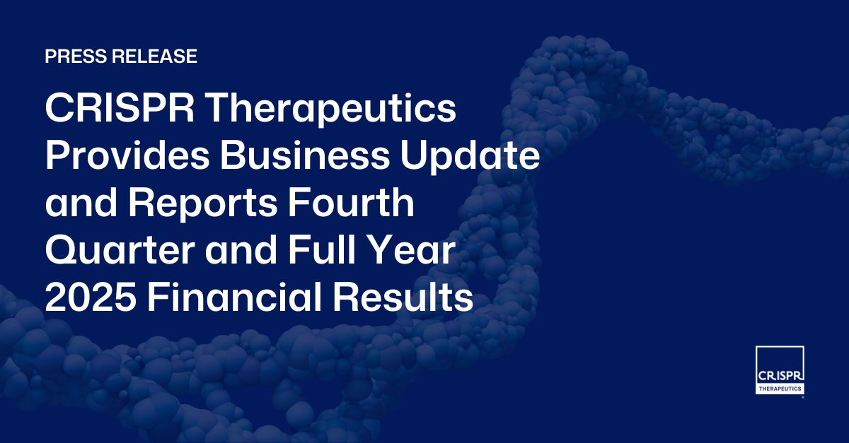 CRISPRTX's tweet photo. Today, we announced our fourth quarter and full year earnings results. Read more about our recent highlights and outlook: https://t.co/MBf204aTfF https://t.co/eedbKvW42n