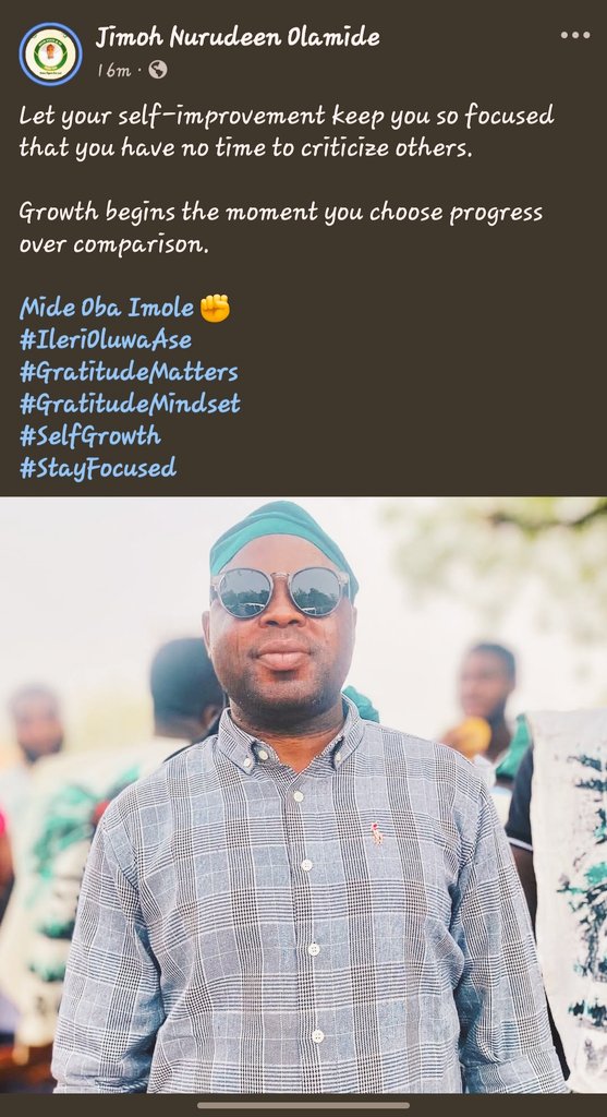 MideObaImole's tweet photo. When you invest in yourself, criticizing others becomes irrelevant. Choose progress. https://t.co/xcVACxq8z7