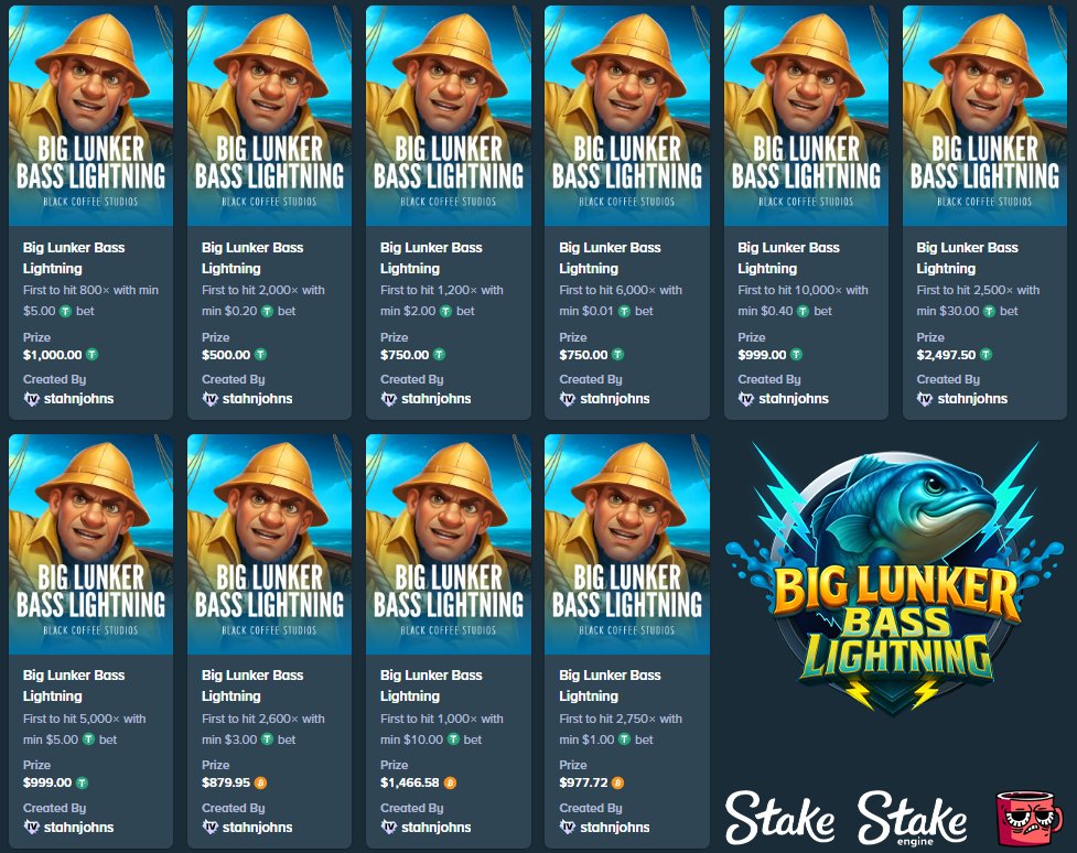 😱 OVER $10,000+ OF CHALLENGES LIVE ON BIG LUNKER BASS LIGHTNING RIGHT NOW!

Play with a provider that rewards you for your loyalty.

Only the biggest challenges for the biggest of lunks. 🎣

PLAY NOW ⤵️
Stake: stake.com/casino/games/b…
StakeUS: stake.us/casino/games/b…