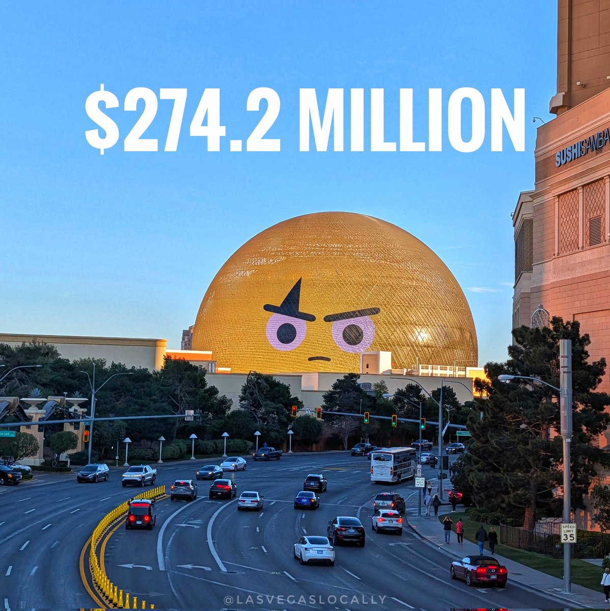 Vegas Sphere revenue skyrocketed to $274.2 million in Q4 2025 — a 62% year-over-year increase.

More than 2 million tickets to the new 'Wizard of Oz' show have already been sold. 

Some are calling it the most successful entertainment venue in the history of the world.