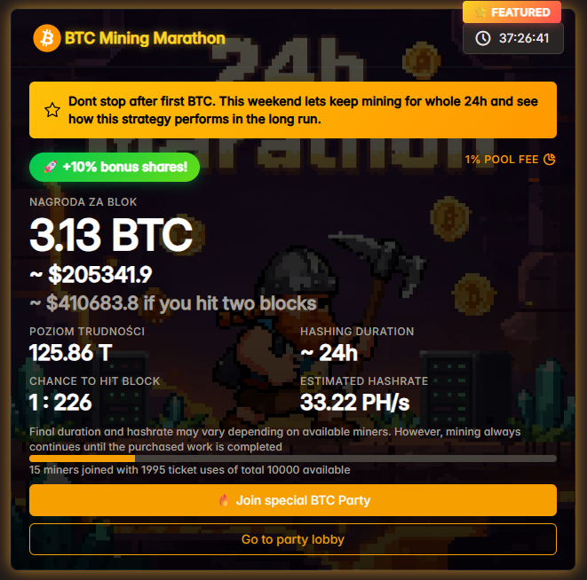 letsmineit's tweet image. 🚨It's time for next #bitcoin block!🚨Team work⛏️⛏️Grab Your tickets for this train! #letsmine #btc