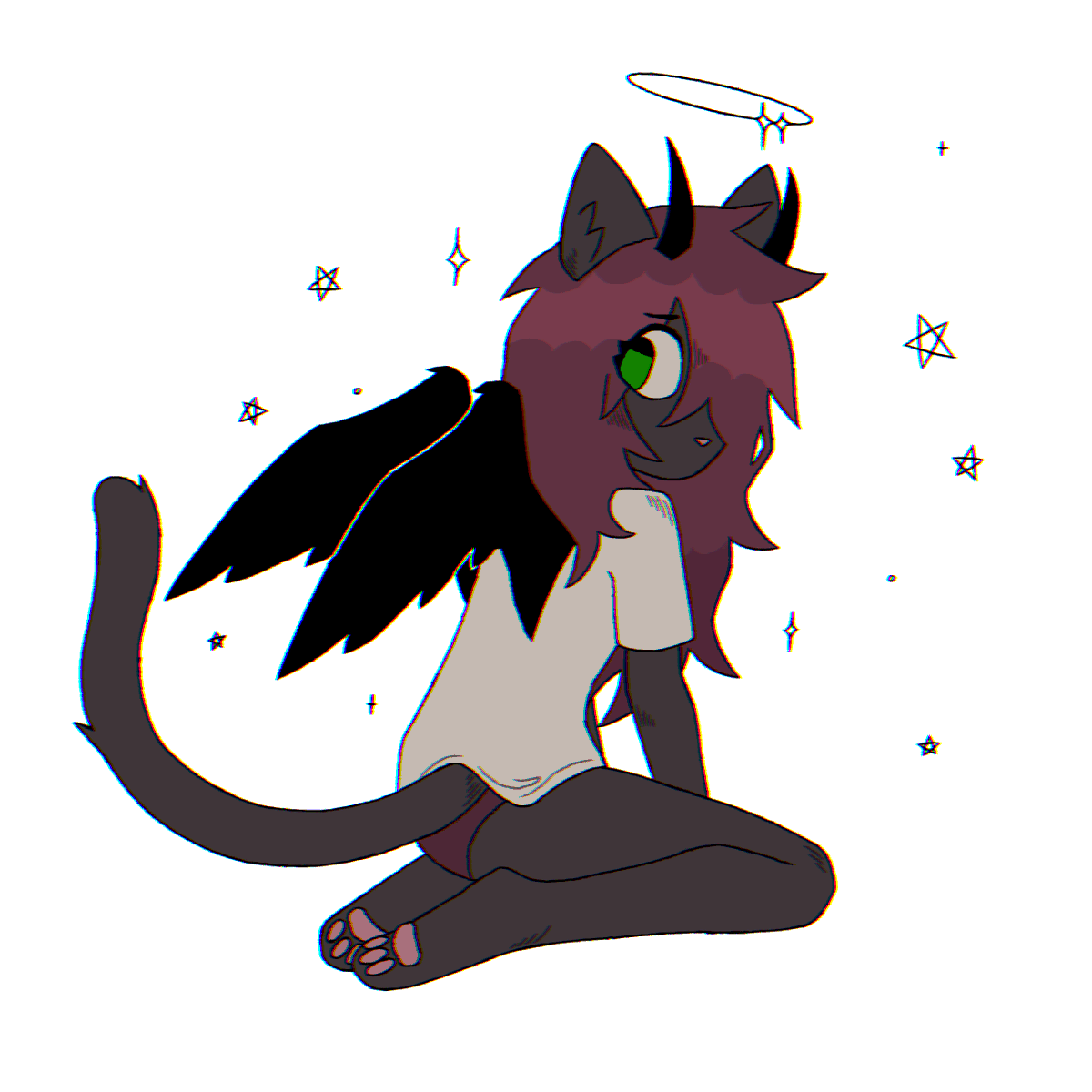 [repost] Angel cat 🐱
