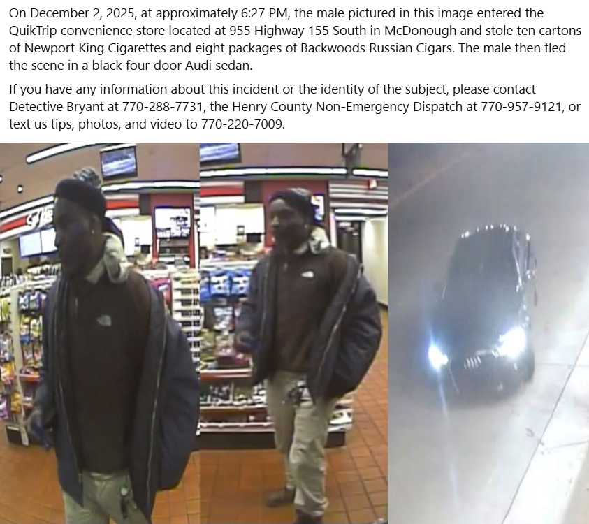 BOLO: Shoplifting
Case Number: 2025-00133573