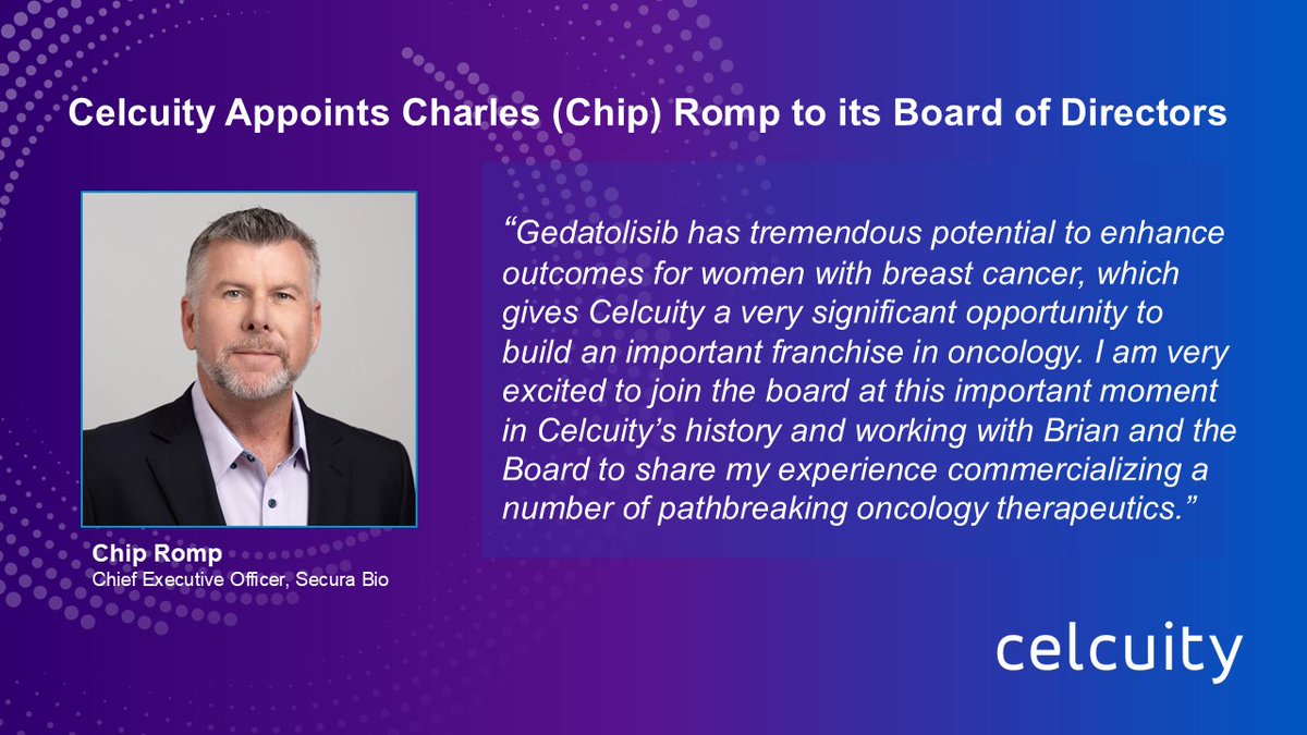 Celcuity tweet media