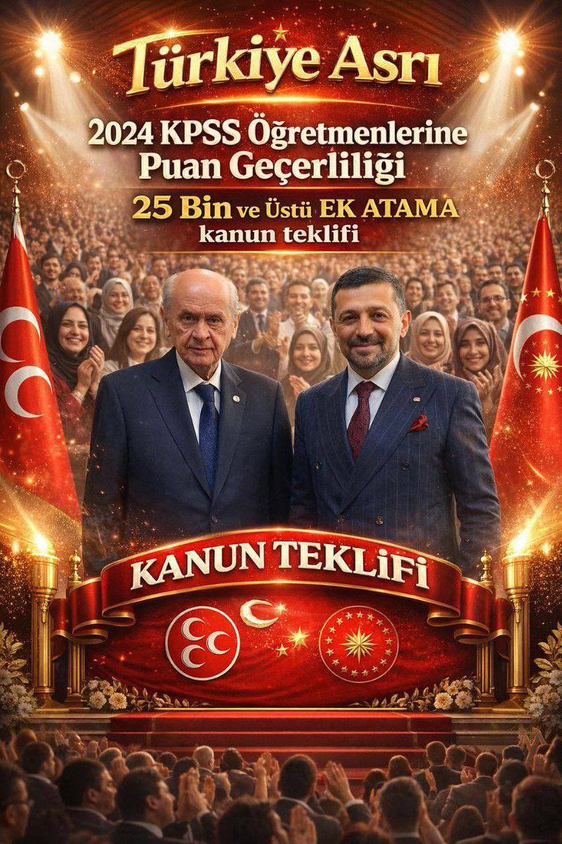 2024KPSS puanıyla 25bin ek atama bekleyen öğretmenler olarak hem puan geçerliliği, hem de 25bin ek atama yapılması hususunda kanun teklifi ile desteklerinizi bekliyoruz Sayın Vekilim.
<a href="/MHP_Bilgi/">MHP</a>