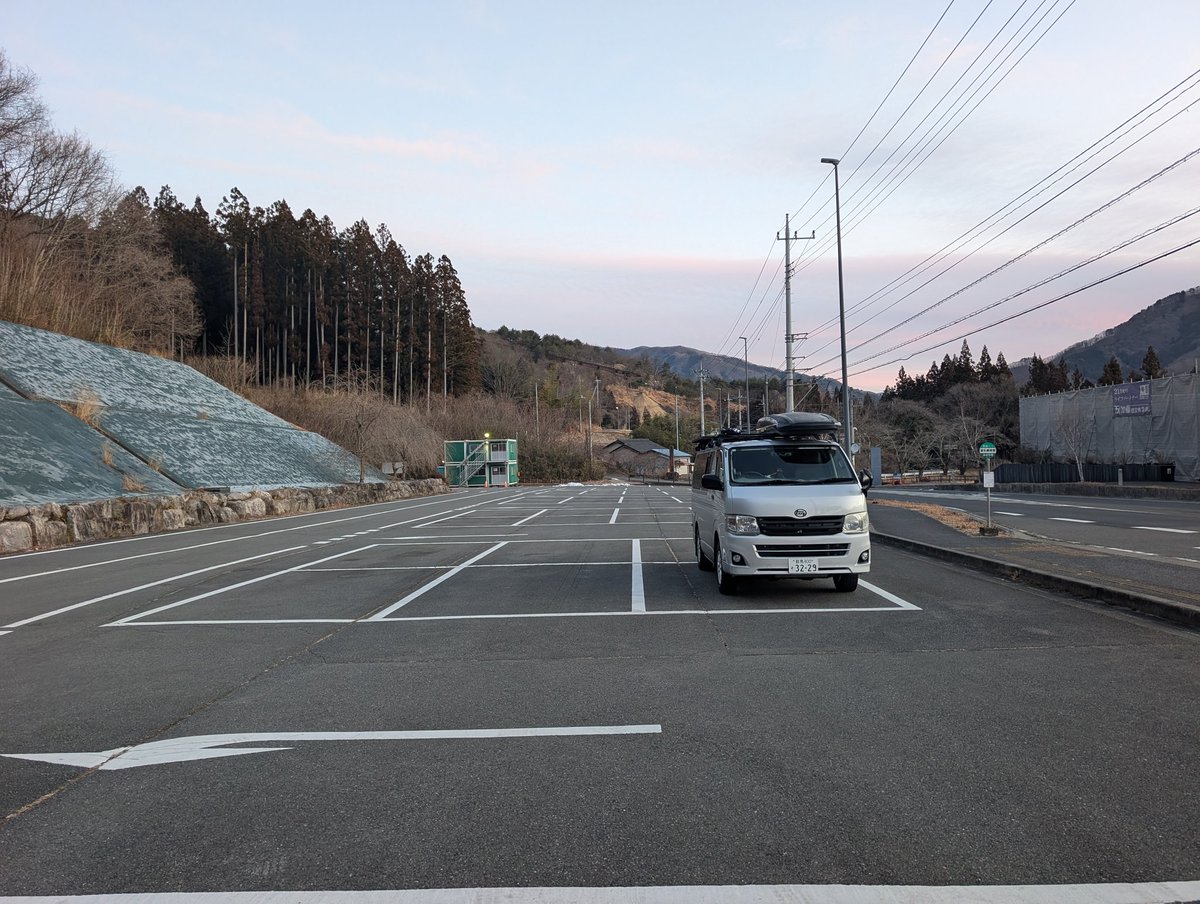 simor700's tweet image. 道の駅富弘美術館
車中泊は私だけ