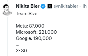 0x45o's tweet image. what do all these people even do at these companies?