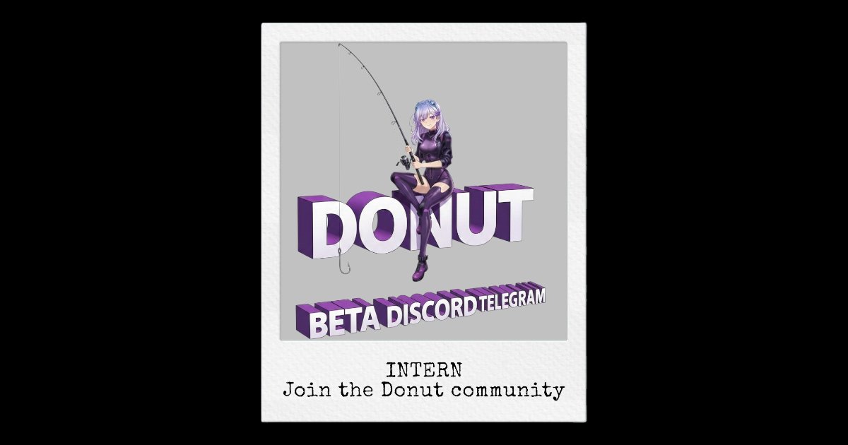 Everything you need to know can be found at these three links:
✦ BETA ➠ join-donutbrowser.typeform.com/to/XBZmtOmn?ty…
✦ DISCORD ➠ discord.gg/donut-ai
✦ TELEGRAM ➠ t.me/DonutAIOfficial
Real fishing