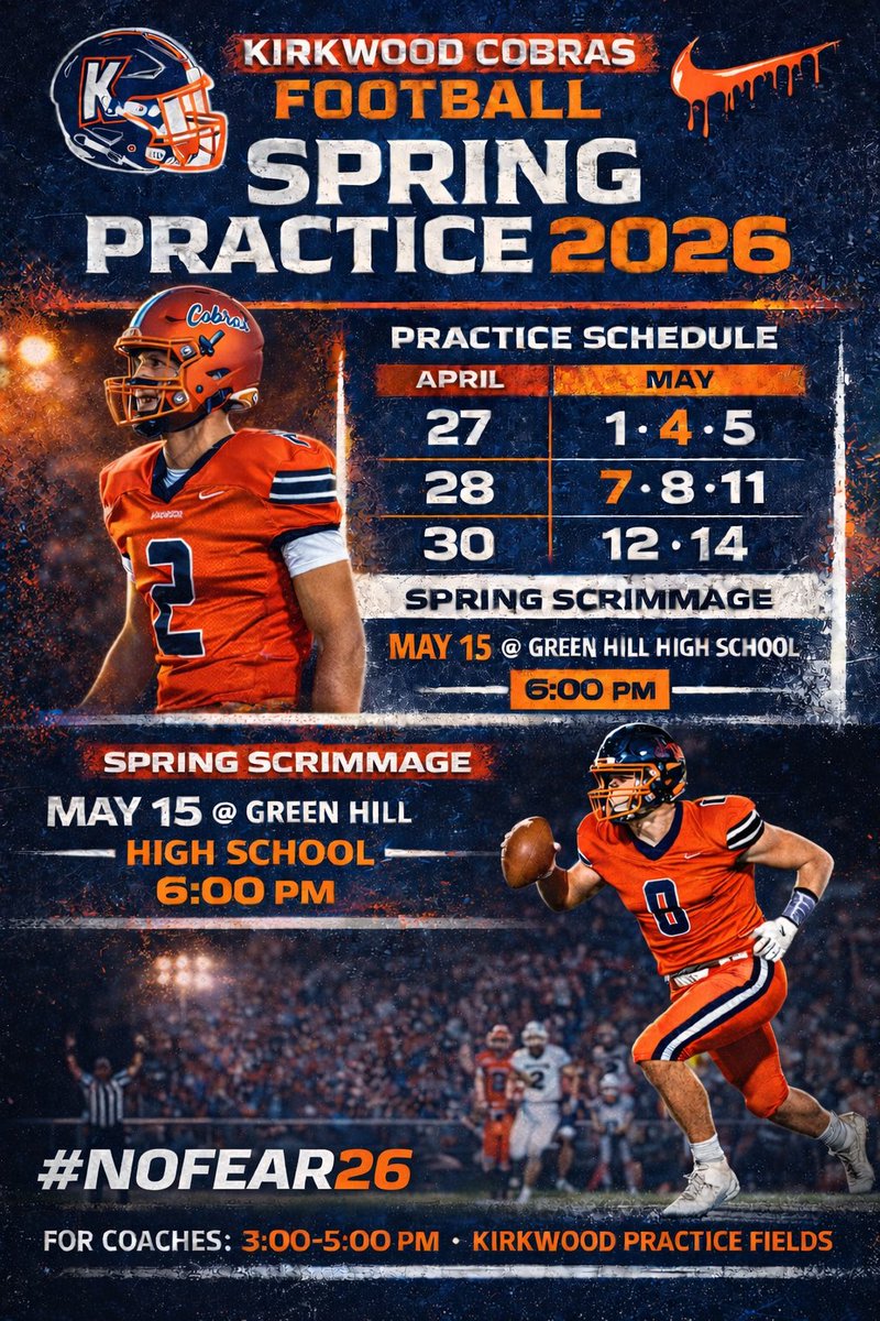 Kirkwood Football tweet media