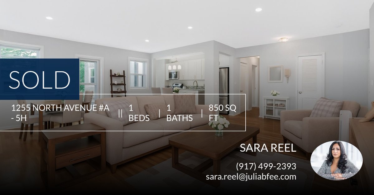 ReelPropertyGrp's tweet photo. 📍 Sold 📍 1255 North Avenue #a - 5h has been sold! Very happy for my clients. If you're thinking about selling your home, let's talk! https://t.co/yQggwG1cRO https://t.co/duO7eAaUfr