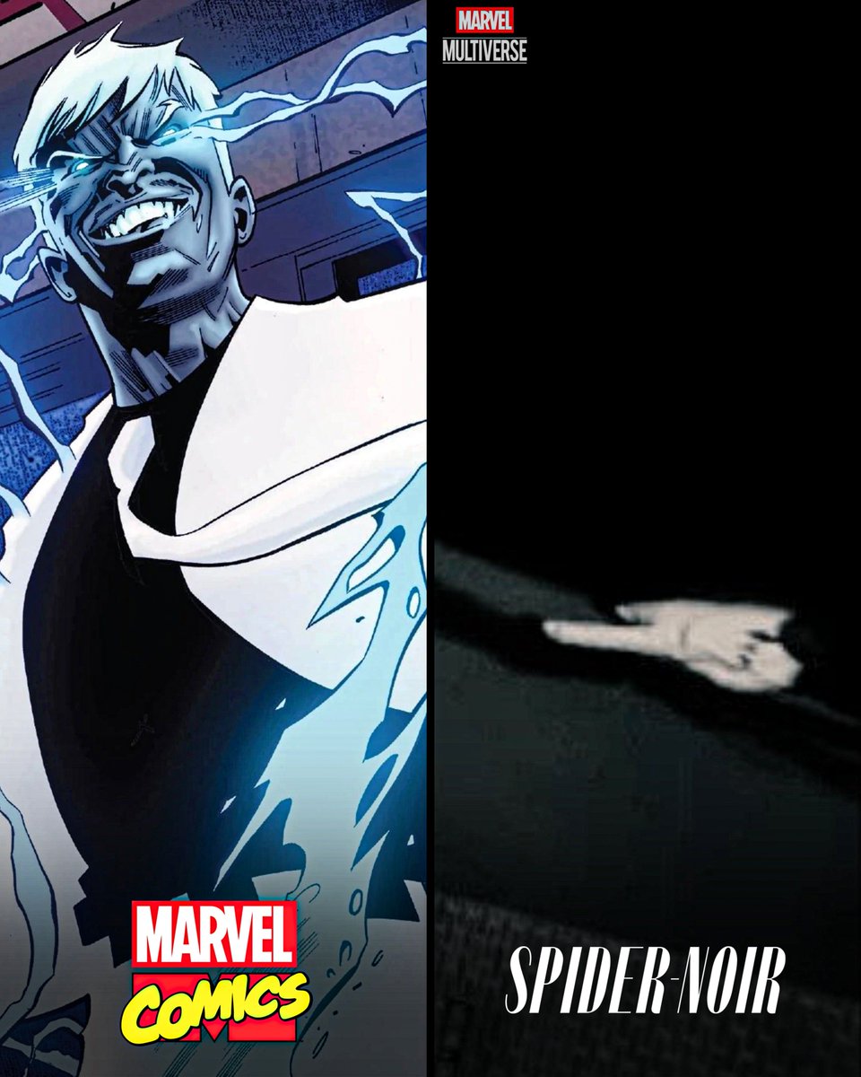 Is that Mr. Negative? #SpiderNoir