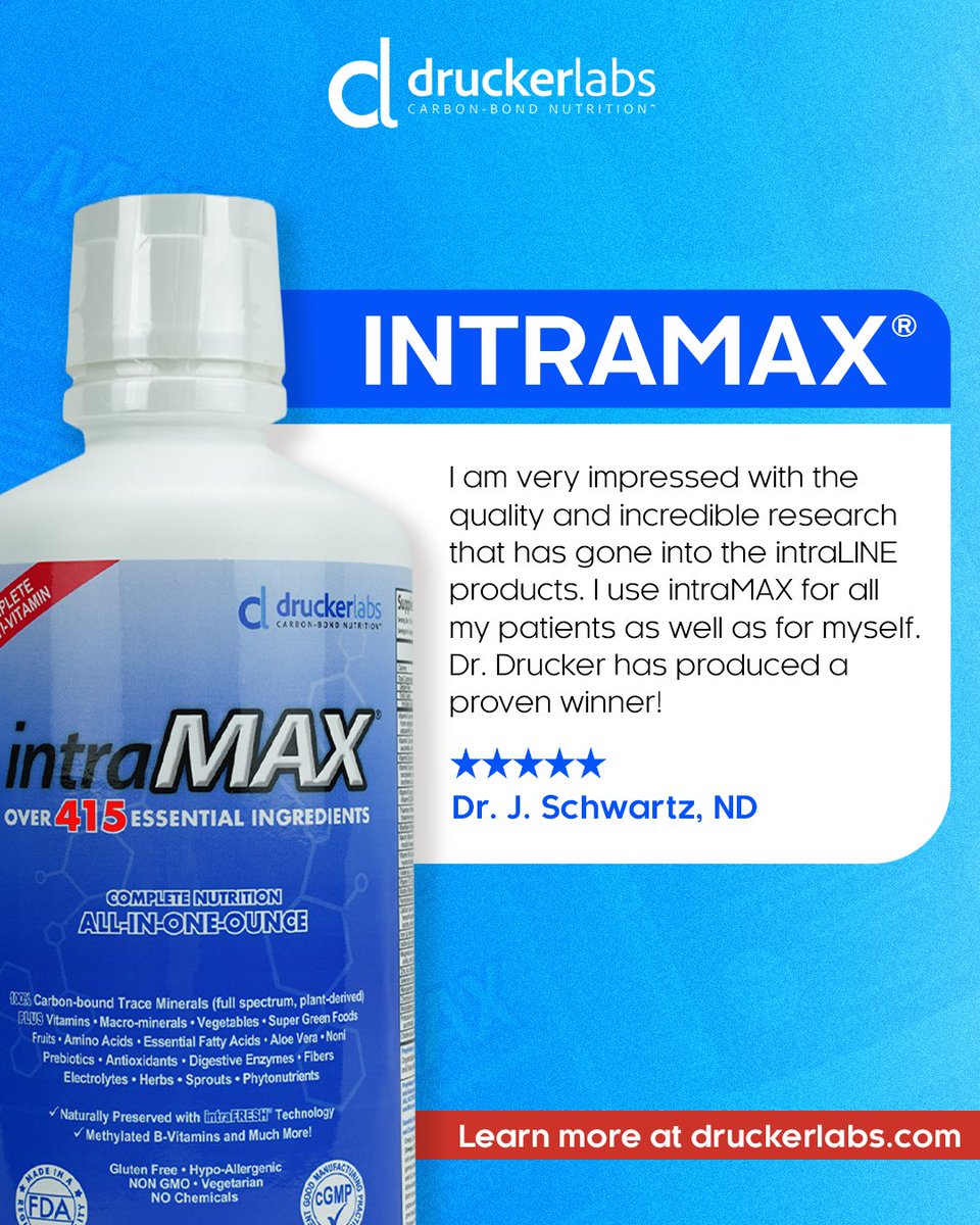 When your doctor takes the same multivitamin they recommend to you… you pay attention 👀

intraMAX® = 415+ nutrients, 1 oz a day, liquid support designed for absorption.

#Bioavailability #FunctionalMedicine #Vitamins #Health #LiquidNutrition