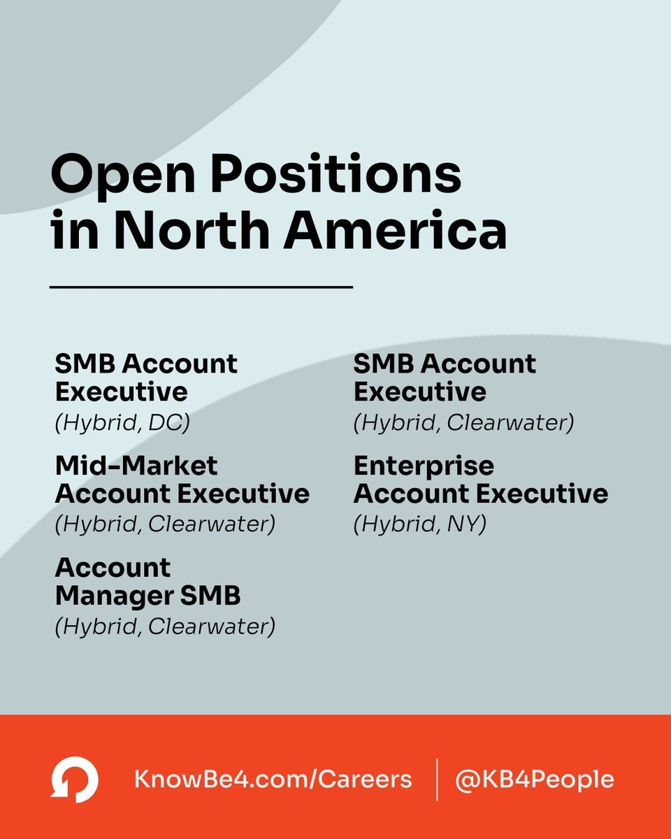 KnowBe4 People tweet media