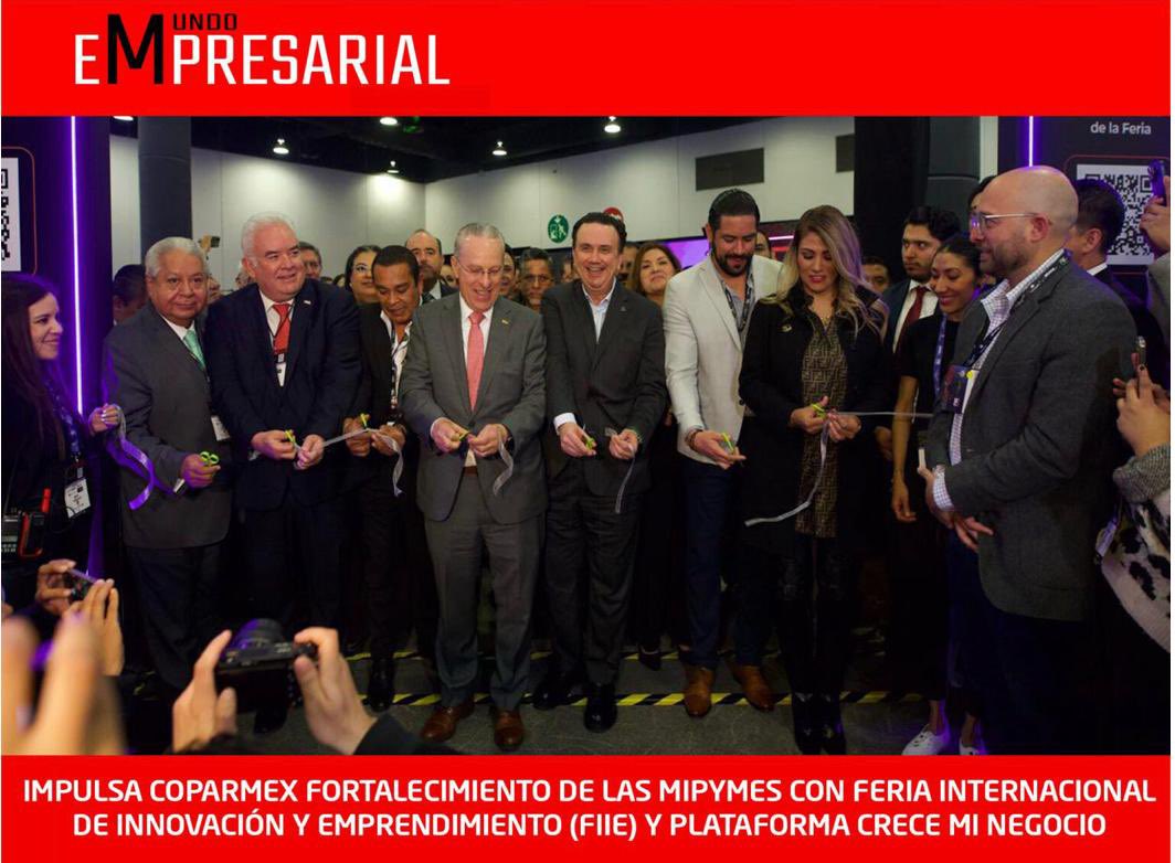 Armando_ZunigaS's tweet photo. Hoy, en la tercera edición de la #FIIE, desde @Coparmex se consolidaron alianzas estratégicas con la @SE_mx, el @cceoficialmx y aliados fundadores para impulsar Crece Mi Negocio, una plataforma que conecta innovación, financiamiento y crecimiento real.

Como señaló nuestro presidente nacional @jsierraalvarez, “los proyectos de apoyo a las MiPyMEs requieren confianza para invertir, innovar y crecer.” 

Cuando hay condiciones claras, el desarrollo se multiplica. Sobre estos importantes temas, les comparto la siguiente nota.

https://t.co/rl4Qm65IJS
