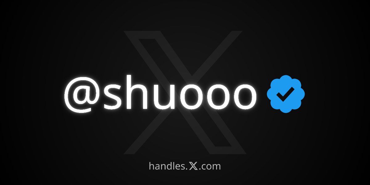 Shuooo Wang tweet media