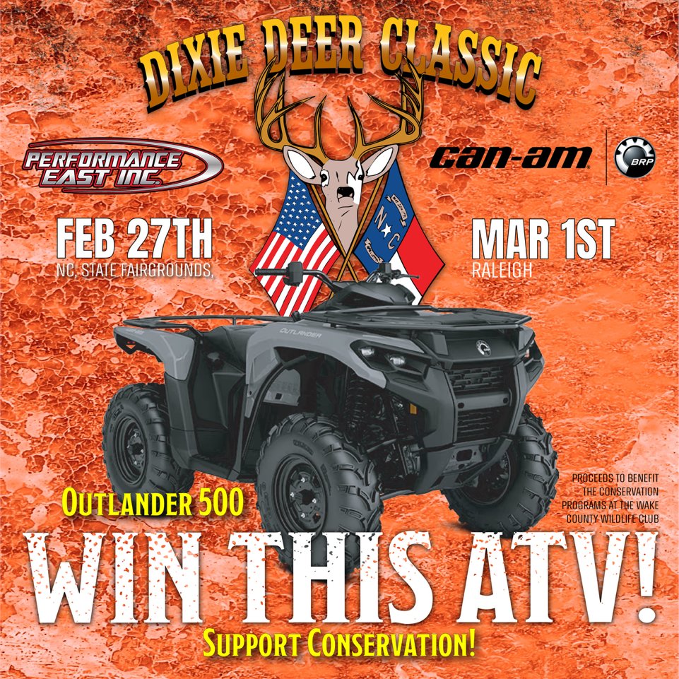 What's better than attending the Dixie Deer Classic? Winning an ATV while you're there!