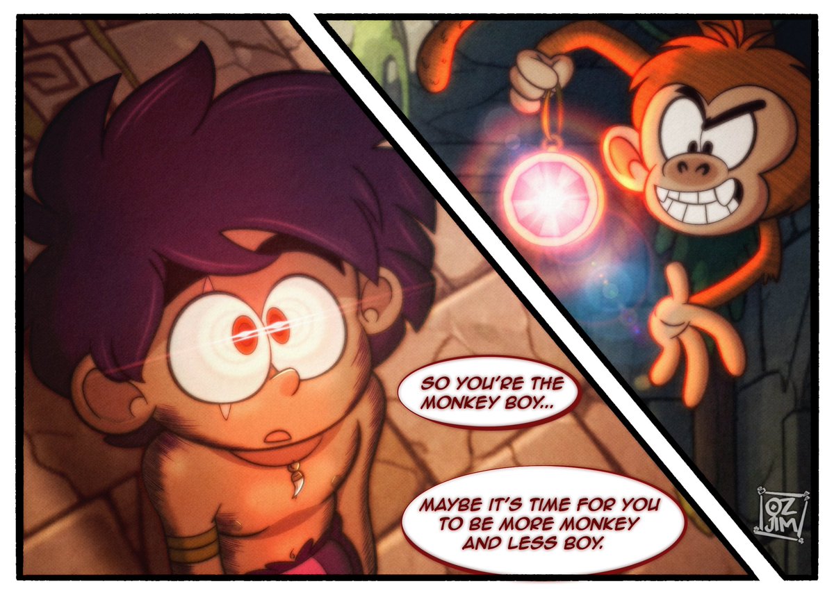 OzJim11's tweet photo. 🌳🌴🐈‍⬛🐍🐵
Meanwhile, our other hunter has taken a detour before going to save his brothers.
#Junguary #LoganLoud #OzJim11 #TheLoudHouse #PanchoSantiago https://t.co/NEhRUREv7N