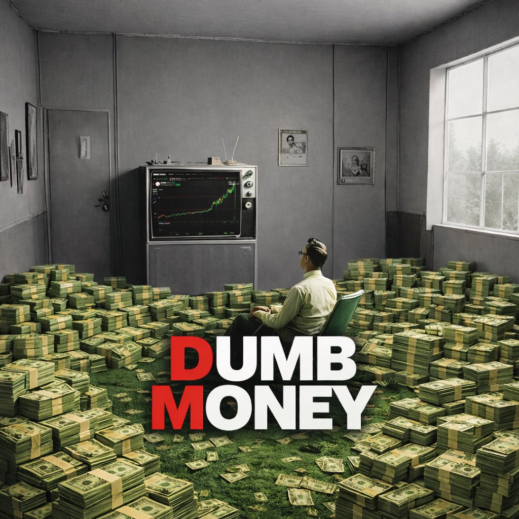 Dumb Money has many different meanings to different people.. whether it be the definition of retail traders to Wall Street or the more obvious one to make Dumb Money! 
 Whatever narrative you choose, we are here to embrace the CULTure of $DM “Dumb Money”.