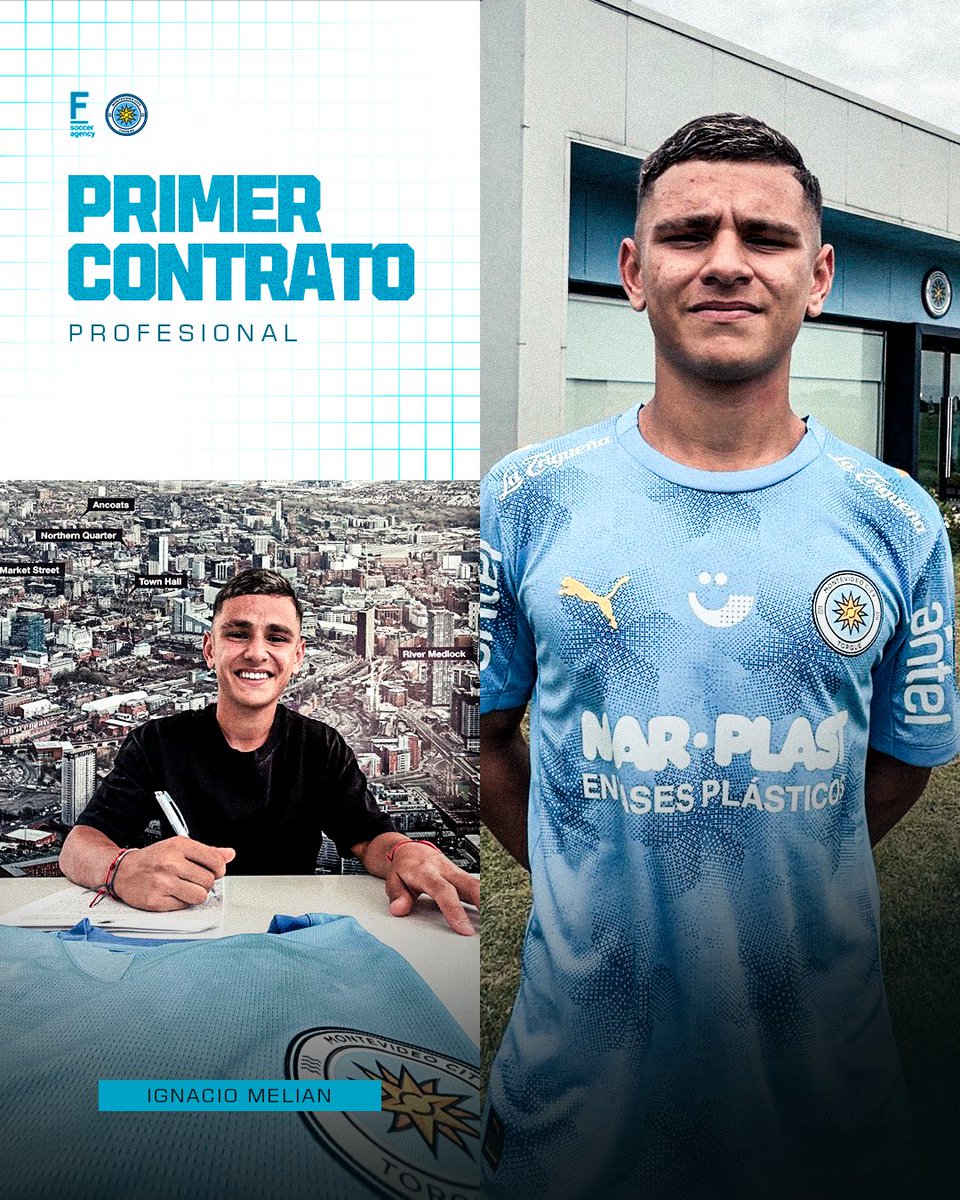 ✍🏼 𝗜𝗴𝗻𝗮𝗰𝗶𝗼 𝗠𝗲𝗹𝗶𝗮𝗻 firmó su primer contrato profesional con <a href="/MvdCityTorque/">Montevideo City Torque</a>.

Felices de acompañarte en este camino, Nacho. ¡Vamos por más! 👊🏻