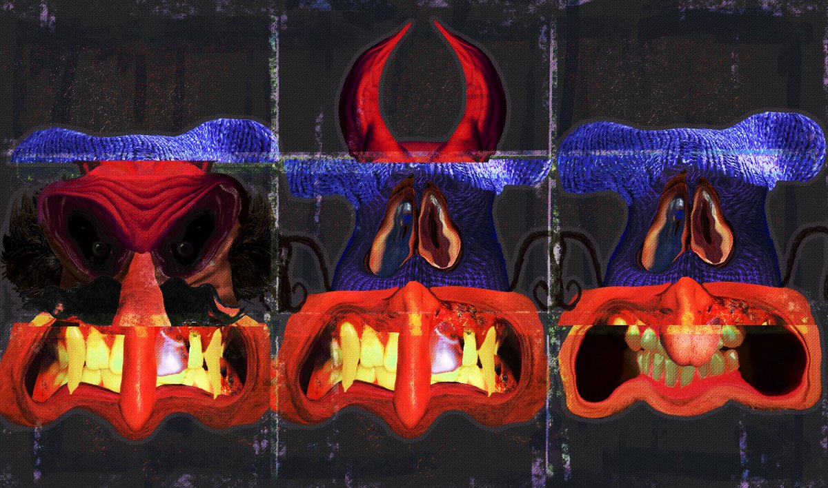 See no Evil, Hear no Evil, Speak no Evil 

#pizzatower