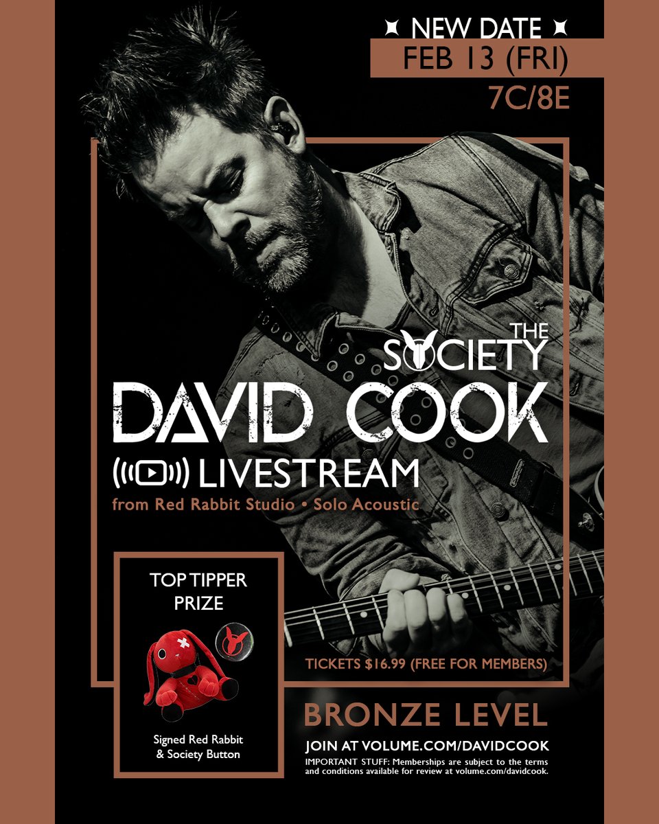 David Cook News/Info tweet media